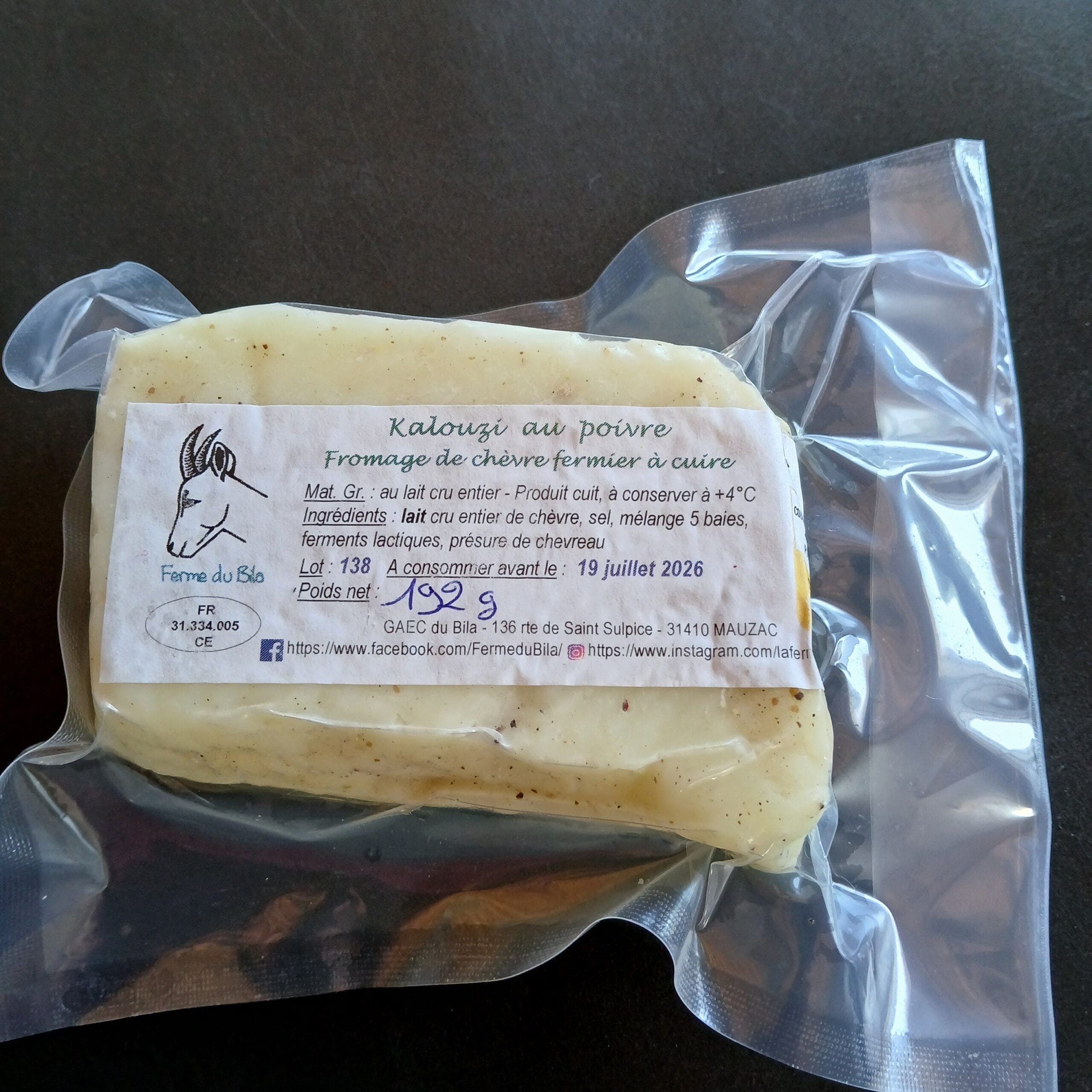 Kalouzi au poivre