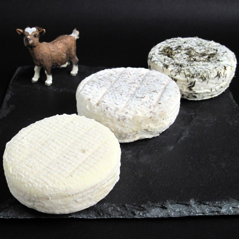 Trois galets nature, thym et poivre
